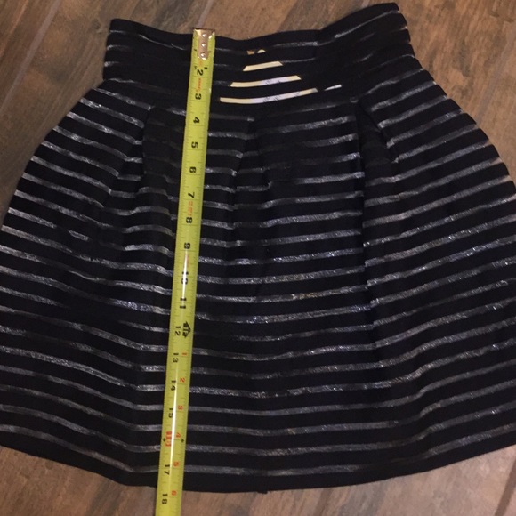 🛍 INA metallic stripe skirt - Picture 5 of 6